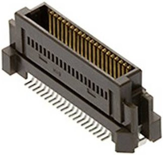 Molex Mezzanine-Steckverbinder Schwarz, 80 Polzahl, Rastermaß 0,635 mm - Bild 1
