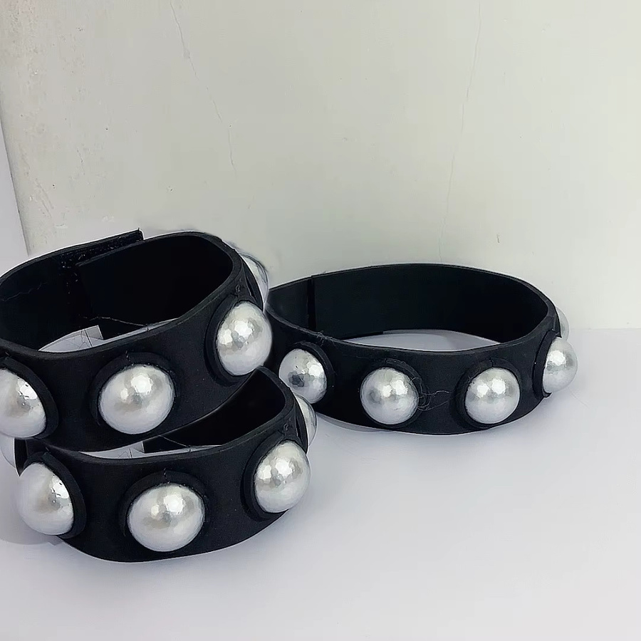 Halskette und Armband Set Fish Run, Schwarz, Perle - Bild 3