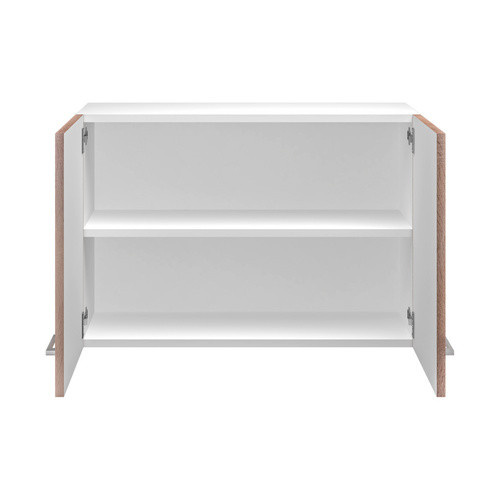Flex-Well Hängeschrank Samoa Küchen-Oberschrank Eiche Weiß B/H/T: 80 x 55 x 32 cm - Bild 2