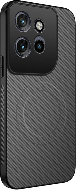 Magnetische Handyhülle mit Carbonfaser-Textur für Motorola Edge 70 60 S 50 40 Pro Ultra Neo Fusion Serie in Schwarz und Blau, stoßfest - Bild 1