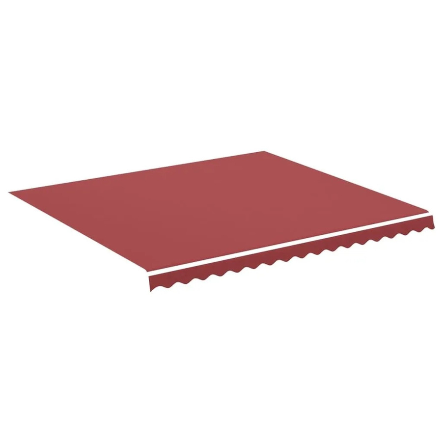 vidaXL Markisenbespannung aus Polyester in Burgunderrot, B: 400 cm, H: 350 cm - Bild 2