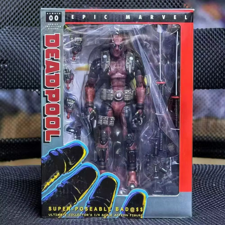 Revoltech Deadpool Actionfigur, Marvel, 16cm, Kunststoff - Bild 3