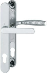 Hoppe Profiltür-Garnitur New York 099KH/3346/1810 in Silber, Aluminium und Edelstahl, PZ für TS 67-72mm - Bild 1