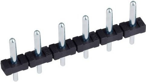 PTR Hartmann Stiftleiste Standard Schwarz mit 9 Polzahlen und 5mm Rastermaß - Bild 1