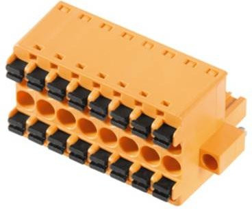 Weidmüller Buchsengehäuse-Kabel BL/SL in Orange, 8 Polzahl, Rastermaß: 5.08 mm, 24 Stück - Bild 1