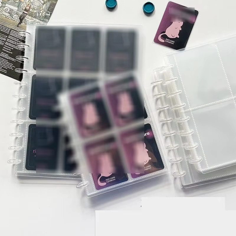 A5 Pilz Loch Nachfüllhüllen für Fotoalben in Transparent, ideal für Kpop Fotokarten und Fotos im Format 4x6 oder 10x15 cm - Bild 2