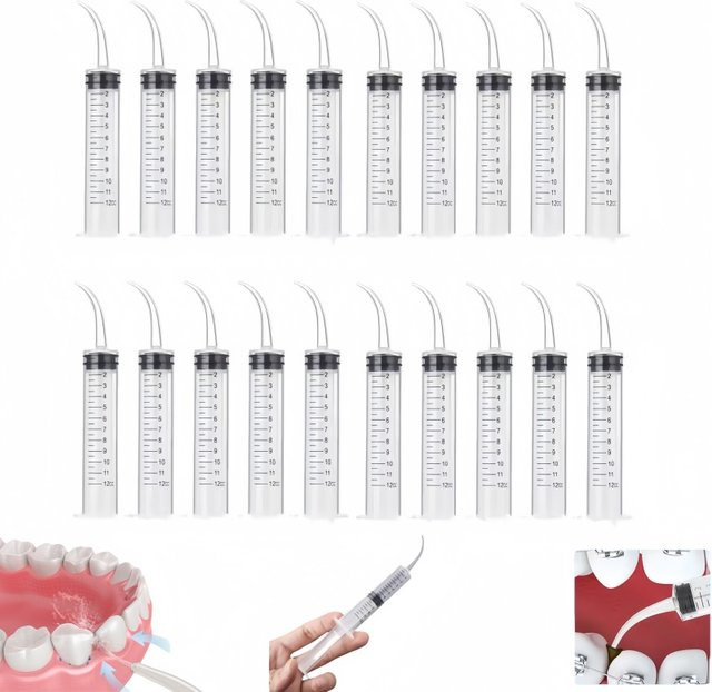 LGFU Dental Bewässerung Spritze mit Biegespitze, 20 Stück - Bild 1