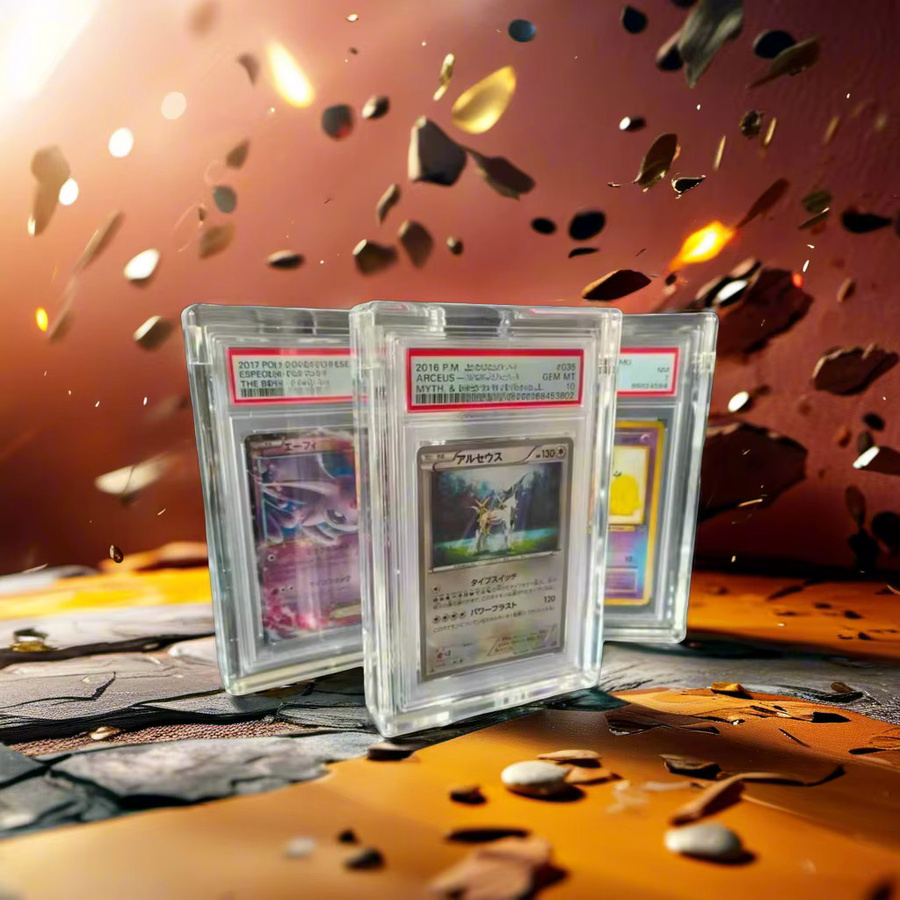 Magnetischer Acryl-Ständer für PSA CGC BGS Graded Card Display Case transparent - Bild 3