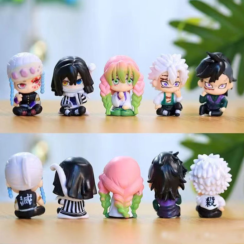 Q Posket Demon Slayer Kimetsu No Yaiba Figuren Set aus Kunststoff in Mehrfarbig als Desktop-Dekoration - Bild 3
