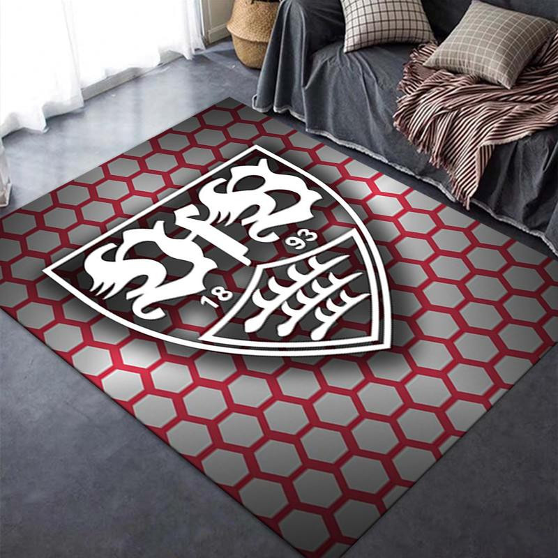 VfB Stuttgart Teppich On My Love Home, rutschfest und waschbar, bunt, B/T: 120 x 80 cm - Bild 3