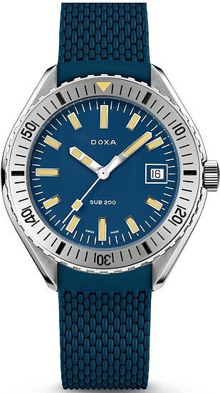 Doxa Armbanduhr SUB200 Caribbean, Automatik, Edelstahl, Blau, 42 mm, Unisex - Bild 1