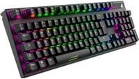 Sharkoon SKILLER SGK20 Gaming-Tastatur mit mechanischen Switches, QWERTZ DE, Schwarz - Bild 1