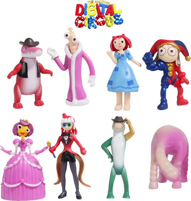 Bandai Zirkus Digitales Zirkus-Modellspielzeug-Set, 8-teiliges Set, Kunststoff, Bunt / Mehrfarbig - Bild 1