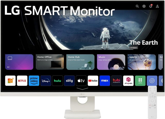 LG Smart Monitor 32U721SA-W, 32 Zoll, 4K UHD, VA-Panel, 60 Hz, Weiß - Bild 2