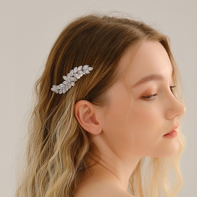 Haar Clips, Zirkonia, Kristall, Damen - Bild 1