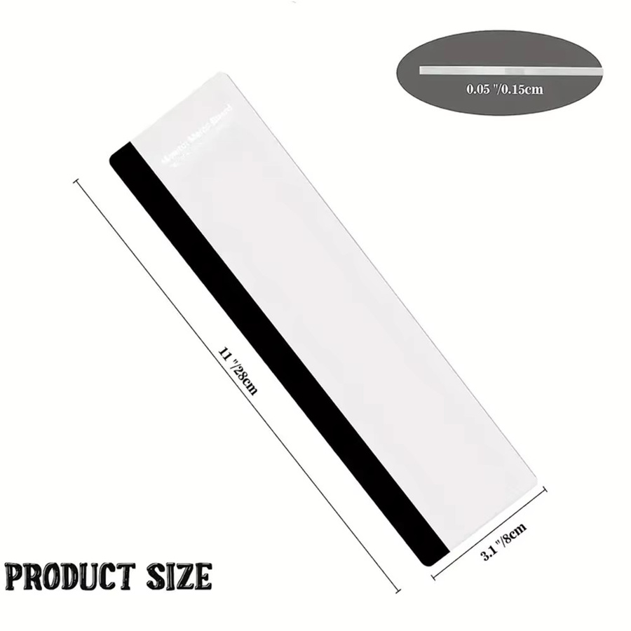 Transparenter Monitor-Memoboard-Clip aus Kunststoff für Büro und Zuhause - Bild 5