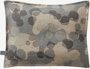 Jotex CARA BABY Kissenhülle aus Flachs in Beige und Grau, B/H: 28 x 35 cm - Bild 1
