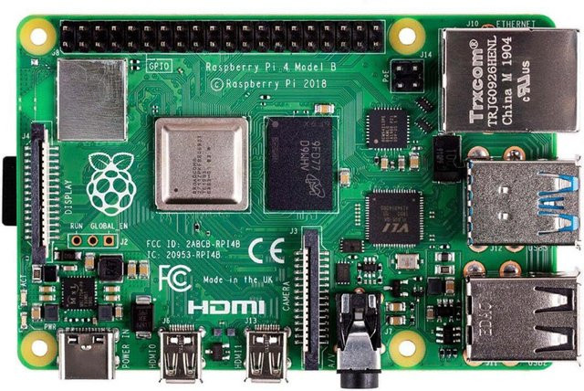 Raspberry Pi 4 Modell B Einplatinen-Computer für Mini-PCs, Roboter, Spielkonsolen und Workstations - Bild 1