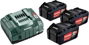Metabo Basis-Set mit 3 Li-Ion Akkus in Grün, 5,2 Ah - Bild 1