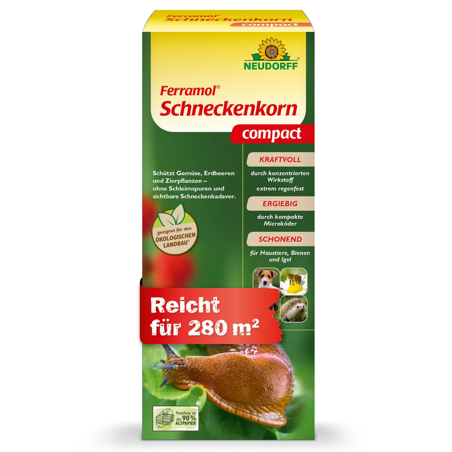 Neudorff Ferramol Schneckenkorn compact biologisches Granulat gegen Nacktschnecken 700 g - Bild 2