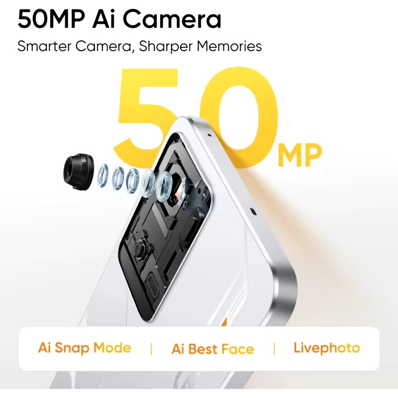 realme P3 5G Smartphone Schwarz mit Snapdragon 6 Gen 4 Chipsatz, 120Hz eSports AMOLED-Display, 50MP AI-Kamera und 5260mAh Akku mit 45W Schnellladefunktion - Bild 4