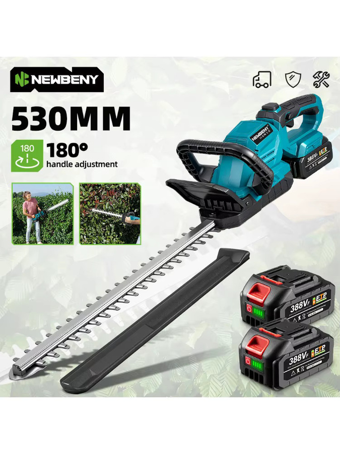 NewBeny Ersatzgriff für elektrische Heckenschere mit 180 Grad Einstellung für 18-21 V Akku-Geräte im Garten und Landschaftsbau - Bild 5