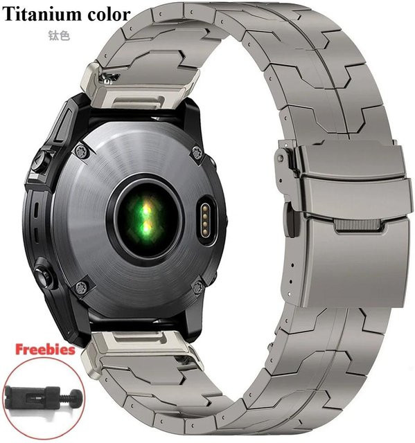 XIAOLU Uhrenarmband Titan, Silber, Unisex - Bild 1