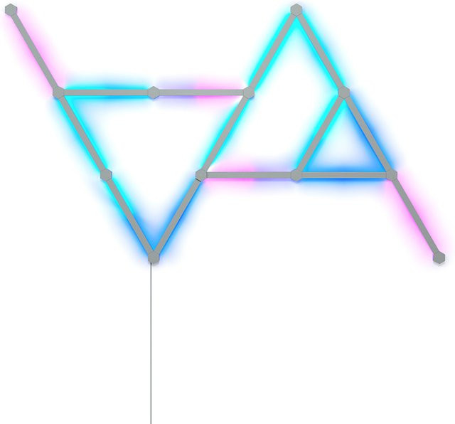 Nanoleaf Lines Starter Set 15er-Set in Weiß und Multicolour - Bild 1