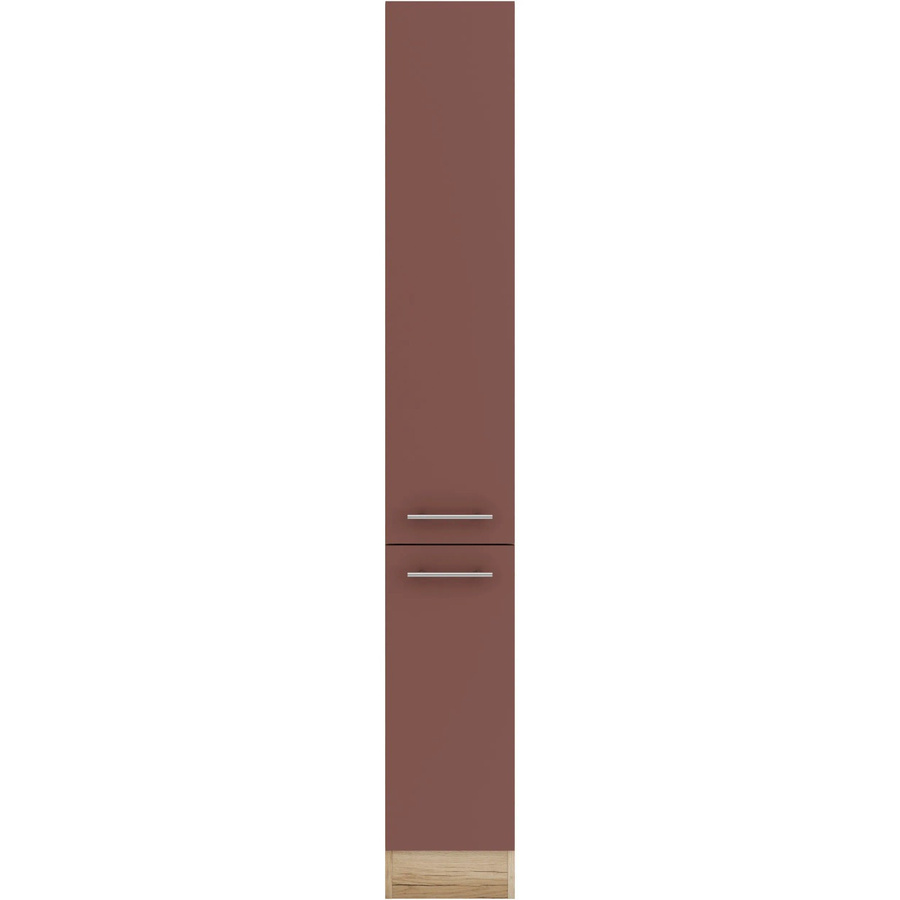 OPTIFIT Bari407 Küchen-Apothekerschrank in Rostrot mit modernem mattem Design, Breite: 30 cm - Bild 2
