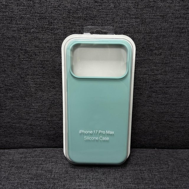 KH Silikon Schutzhülle für iPhone 17 Pro, iPhone 17 Air, Pro Max, 16, 15, 14, 13, 12, X, XS in Türkis - Bild 1