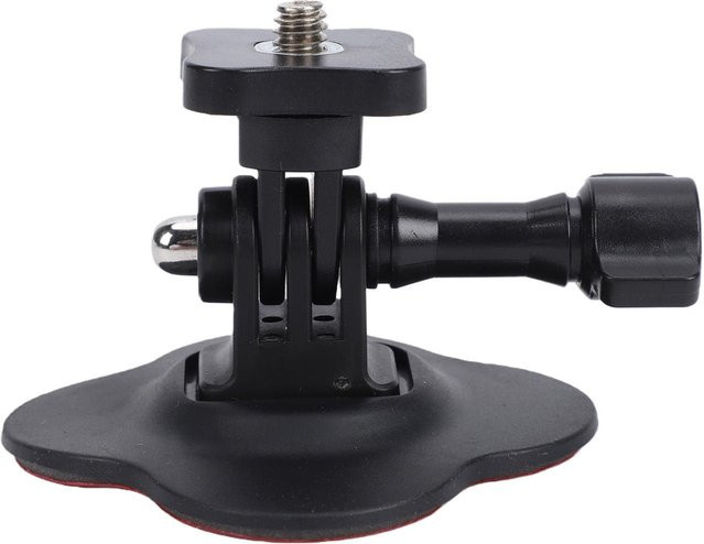 TOMTOP JMS Flexible Klebehelmhalterung für Action 6 X5 X4 Sportkamera, Schwarz - Bild 1