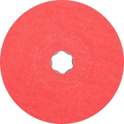 PFERD COMBICLICK Keramikkorn Fiberscheibe CO-COOL 80 für Edelstahl, Durchmesser: 125 mm, Farbe: Rot - Bild 1