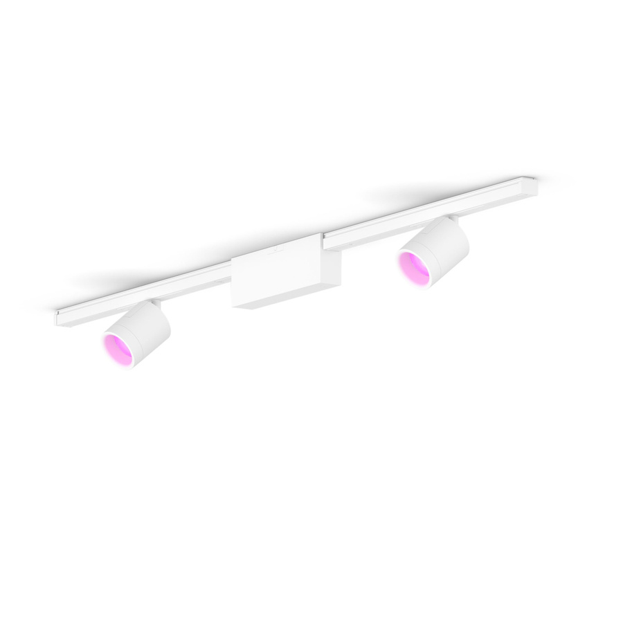 Philips Perifo Basis-set Gerade Deckenleuchte in Weiß mit 2 Spots für Philips Hue - Bild 1