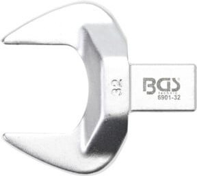 BGS Einsteck-Maulschlüssel 6901-32 aus Chrom-Vanadium in Silber mit 32 mm Schlüsselweite und 14 x 18 mm Aufnahme - Bild 1