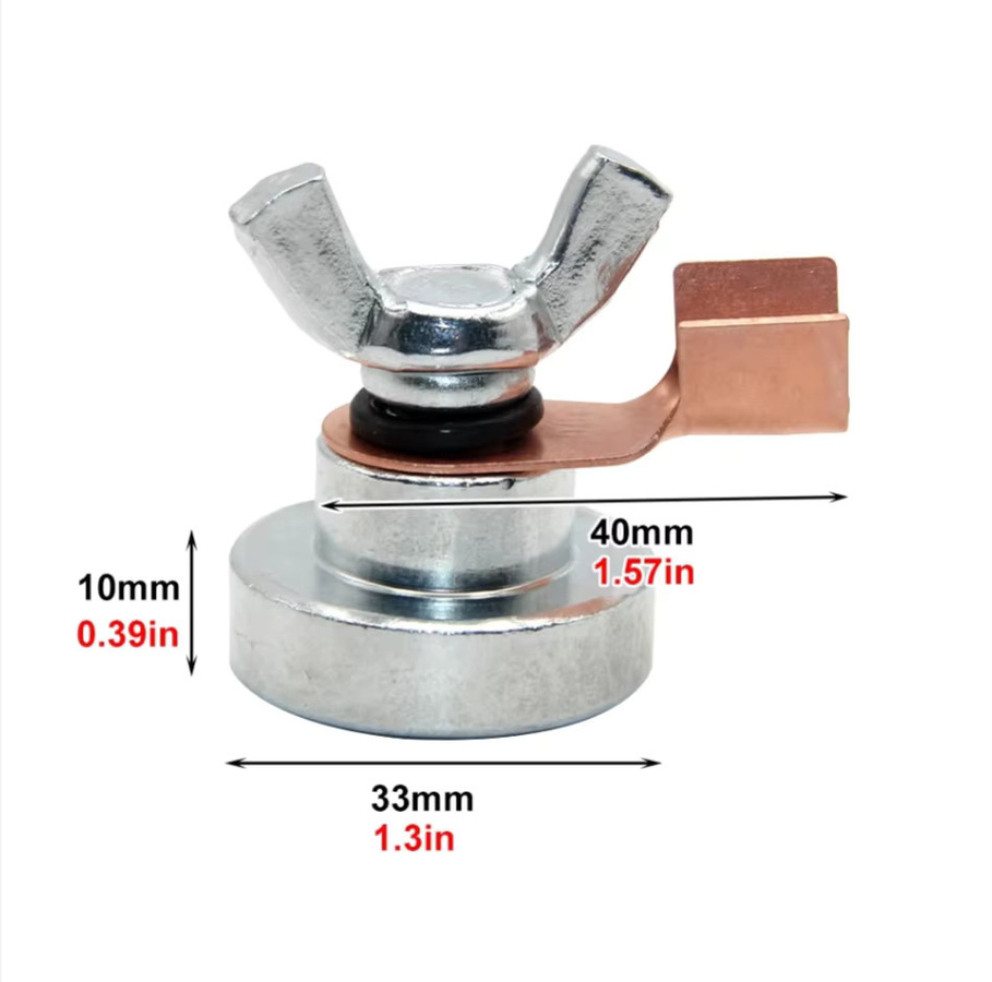 DGEV Magnetische Erdungsklemme für Schweißarbeiten in Silber - Bild 6