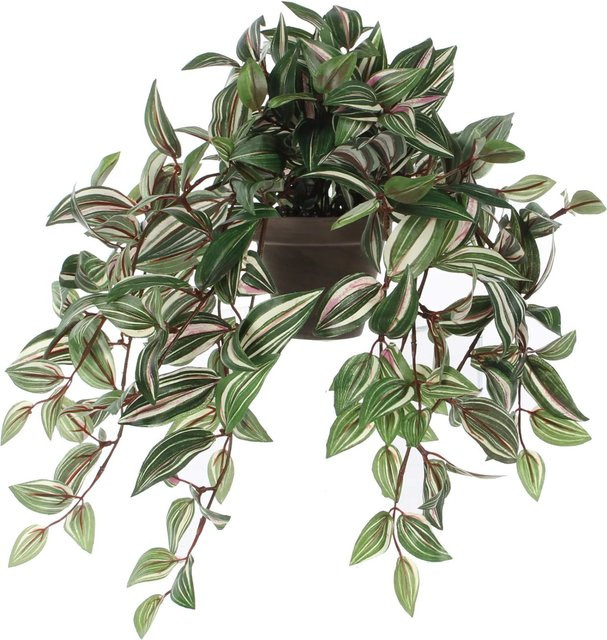 Mica Decorations Kunstpflanze Tradescantia hängend, Grün, Durchmesser: 25 cm, Höhe: 45 cm - Bild 1