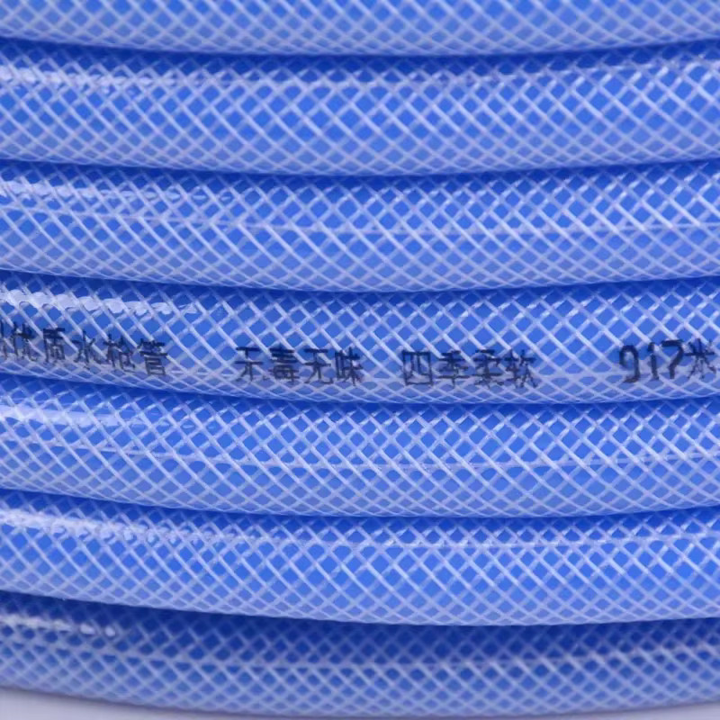Blauer PVC Gartenschlauch mit 1/2 Zoll Anschluss für die Gartenbewässerung und Autowaschanlage - Bild 3