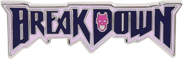 Brosche Jojo Bizarre Adventure Theme Song Break Down Emaille, Unisex - Bild 1
