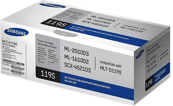 Samsung Toner Cartridge SU863A MLT-D119S Schwarz für Laserdrucker - Bild 1