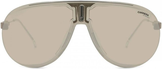 Carrera Superchampion 6lb T4 Sonnenbrille, randlos, Metall, Unisex, silver, grey - Bild 1
