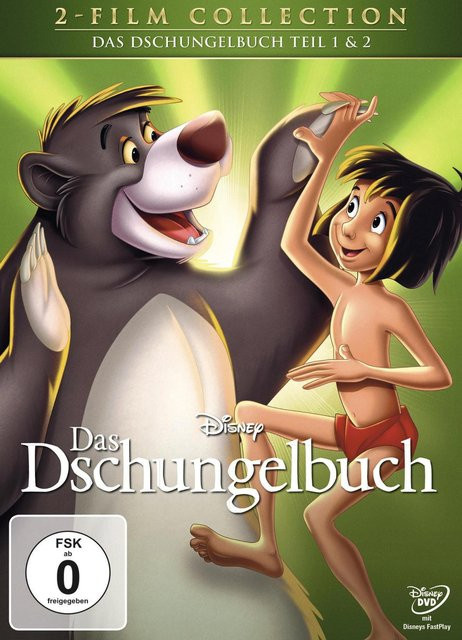 Disney Das Dschungelbuch Doppelpack DVD mit Disney Classics und dem 2. Teil als Animations-Familienfilm - Bild 1