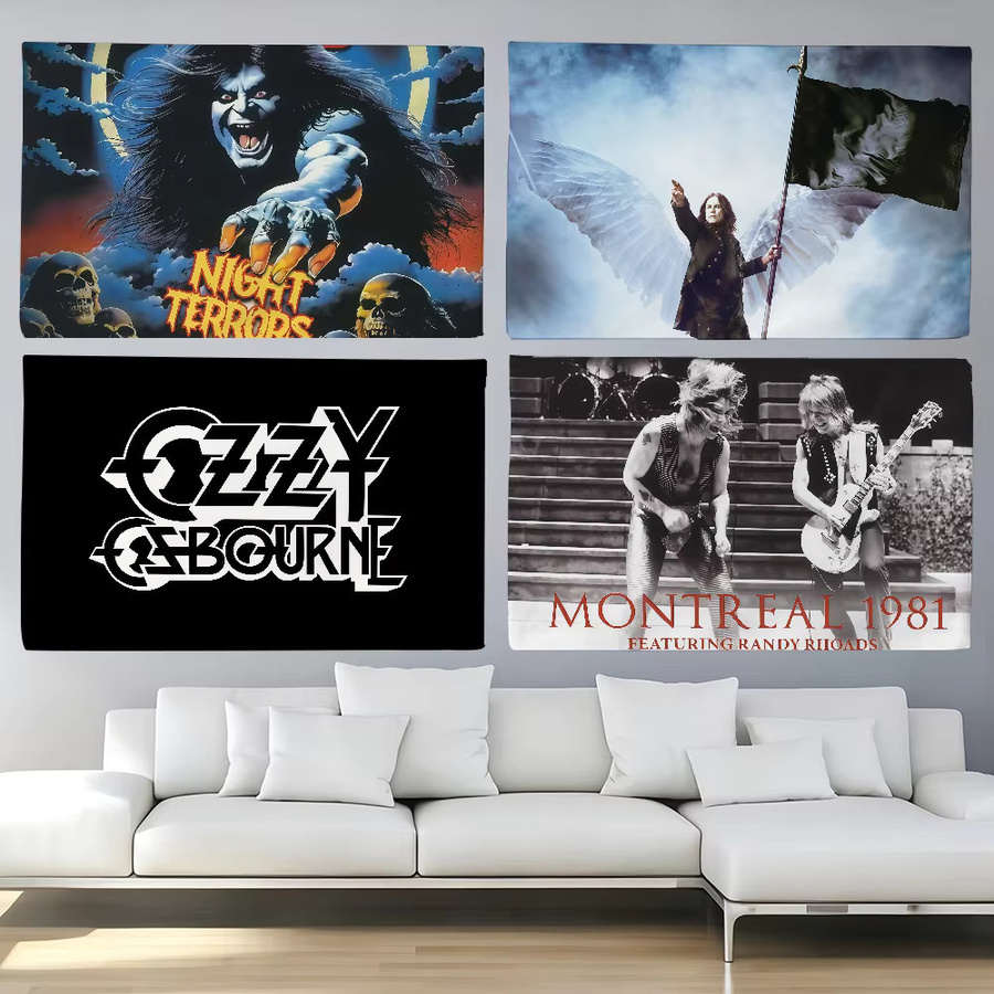 Singer O-Ozzy Flagge Multicolour B: 60 cm, H: 40 cm - Bild 3