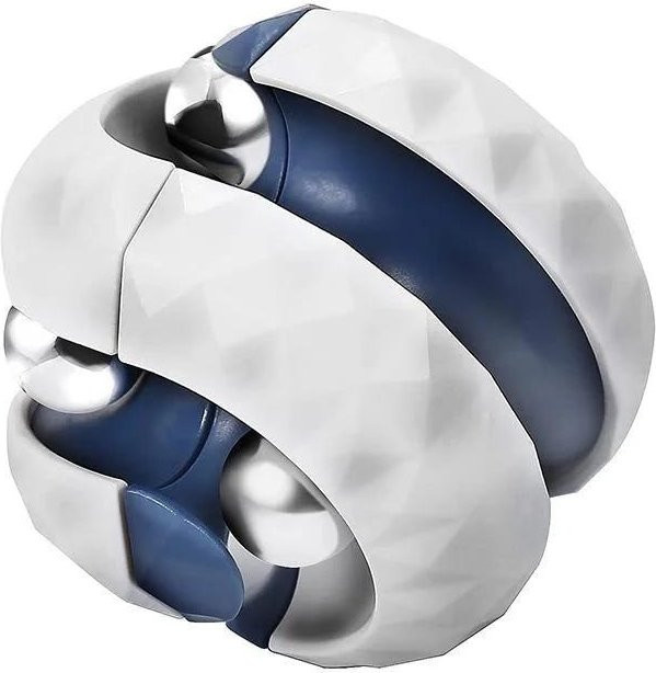Nurb Orbit Ball Toy, Fidget Cubes Top Spinning Toy, White - Bild 1