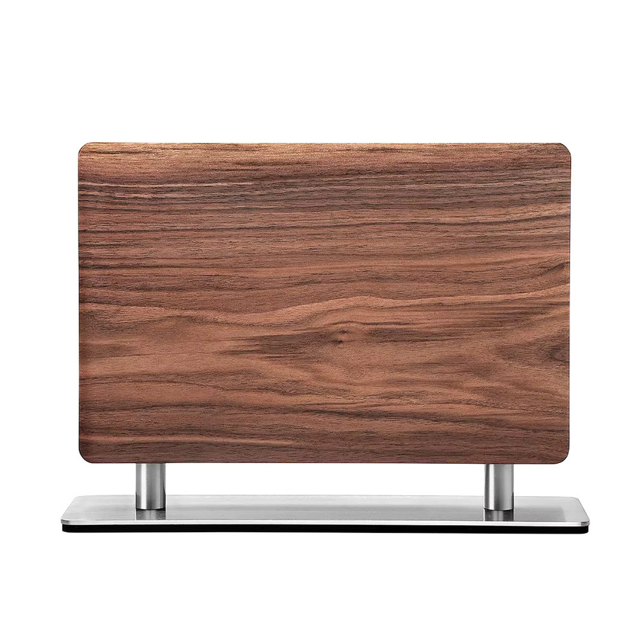 Xinzuo Magnetischer Messerhalter aus Walnussholz und Edelstahl, Wandmontage, Braun, B/H: 43,0 x 21,0 cm - Bild 3