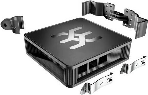 Weidmüller UH20-RPI-4-BASE SBC-Gehäuse für Raspberry Pi in Schwarz - Bild 1