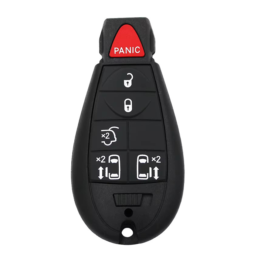 Keyecu Smart Auto Fernbedienung mit 433MHz ID46 PCF7941 Chip für Chrysler Town & Country, Jeep und Dodge Magnum Durango, Schwarz - Bild 3