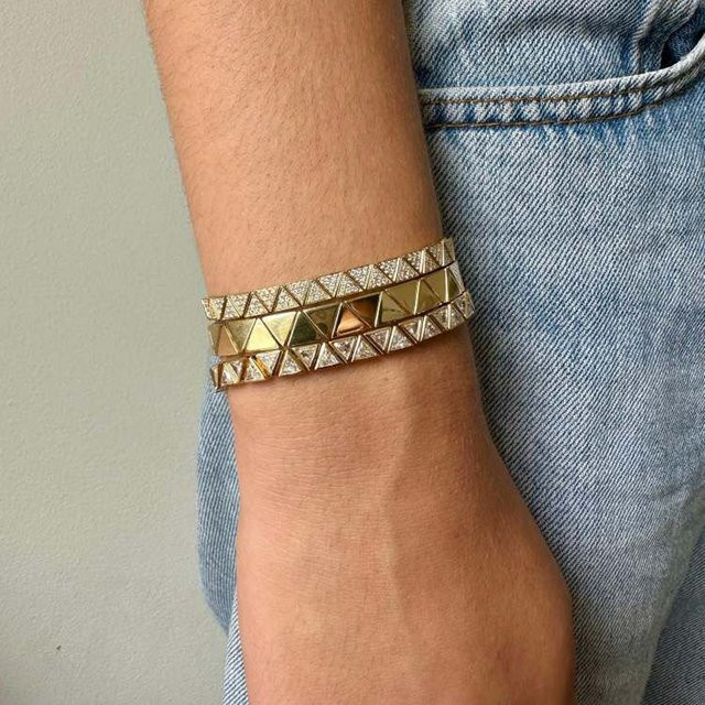 JYZSWBB Armband, Zirkonia, Dreieck, Damen - Bild 1
