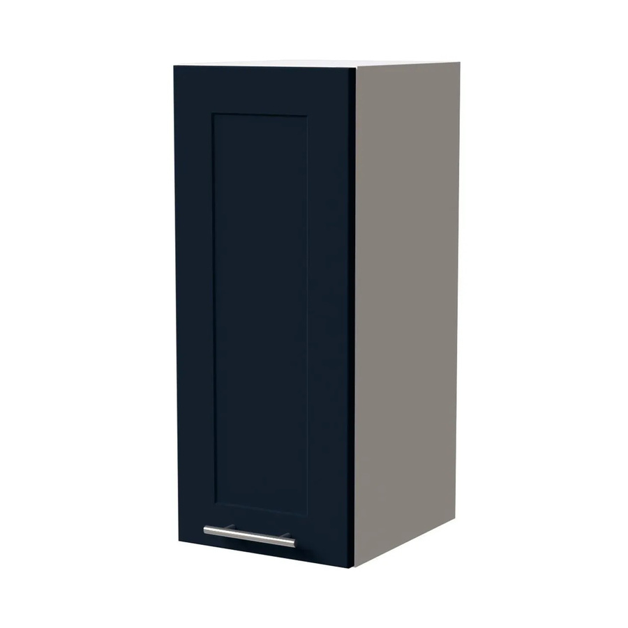 Feldmann-Wohnen Hängeschrank Oslo Küchenschrank Weiß und Indigo Matt B: 30 cm, T: 32,5 cm, H: 72 cm - Bild 2