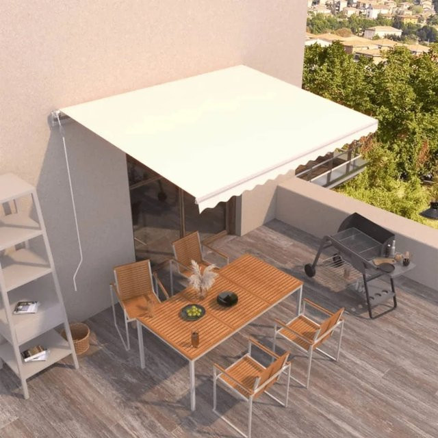 Automatische Markise von furnicato in Creme mit B/H: 400 x 350 cm - Bild 1