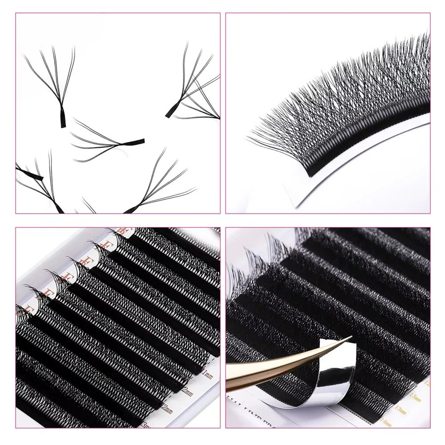 Fadvan W-Form W-Wimpern, Black, Unisex, Natürlich - Bild 1